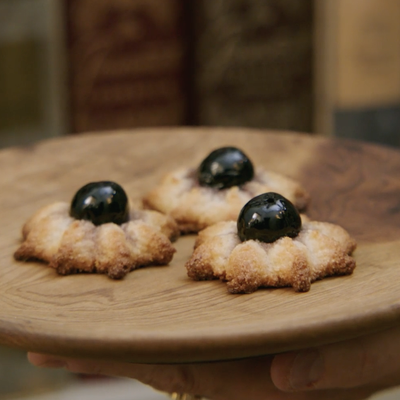 Image of Little Almond and Cherry Cookies by Victoria Granof from Food52