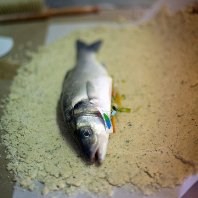 Image of Sea Bass in a Salt Crust From Île de Ré from New York Times Cooking