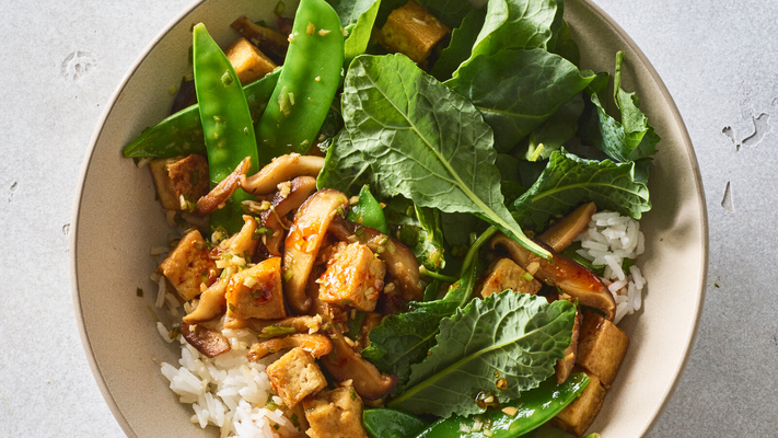 Image of Ponzu Tofu and Mushroom Rice Bowls from New York Times Cooking