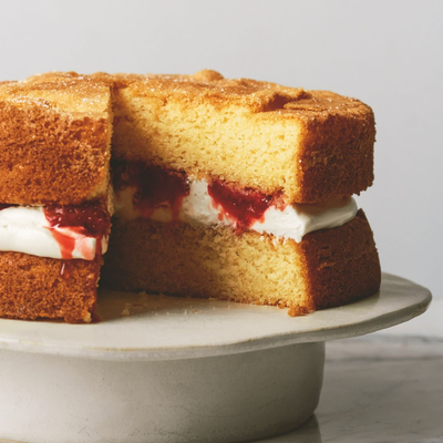 Image of Roasted Strawberry Victoria Sponge from Food52