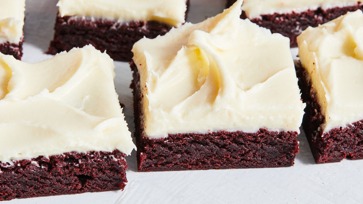 Image of Red Velvet Cookie Bars from New York Times Cooking
