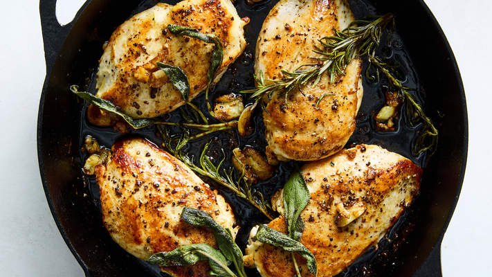 Image of Butter-Basted Chicken Breasts from New York Times Cooking