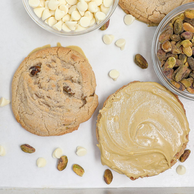 Image of Browned Butter White Chocolate Pistachio Cookies from Food52