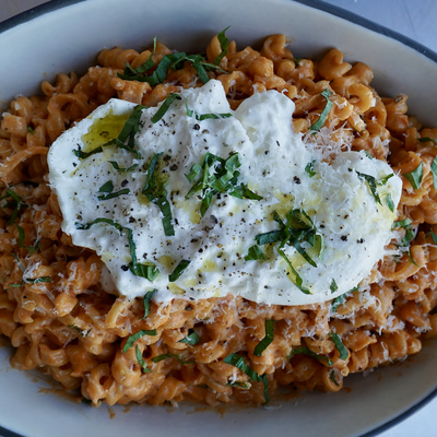 Image of Vodka Pasta with Burrata by Sister Snacking from Food52