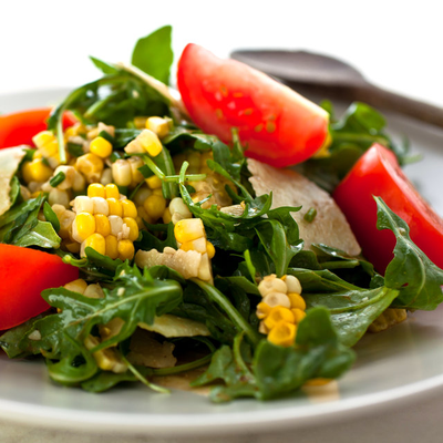 Image of Arugula, Corn and Herb Salad from New York Times Cooking
