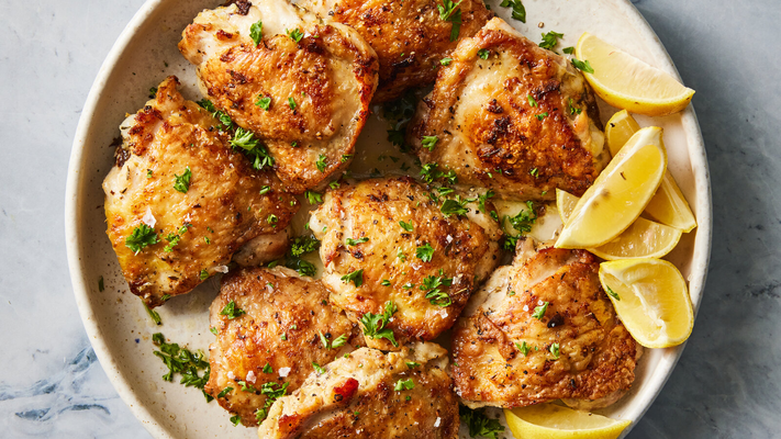 Image of Baked Chicken Thighs from New York Times Cooking