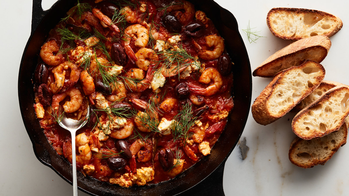Image of Shrimp Saganaki from New York Times Cooking