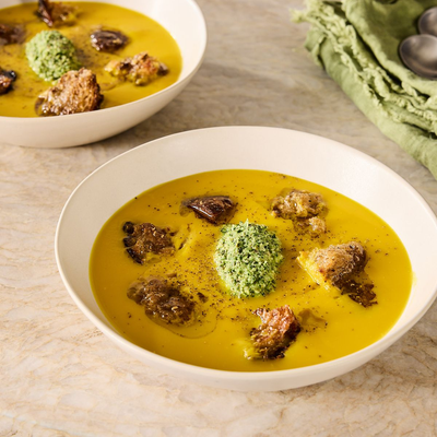 Image of Butternut Squash Soup with Spicy Coconut Chutney from Food52