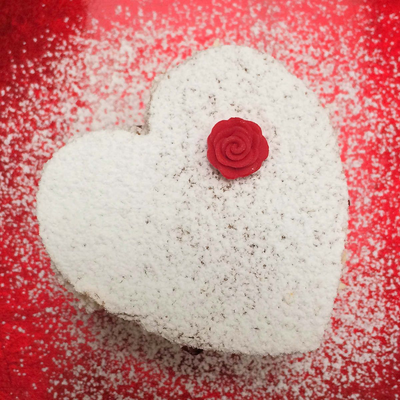 Image of Valentine mini heart cake from Food52