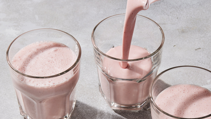 Image of Strawberry Lassi from New York Times Cooking