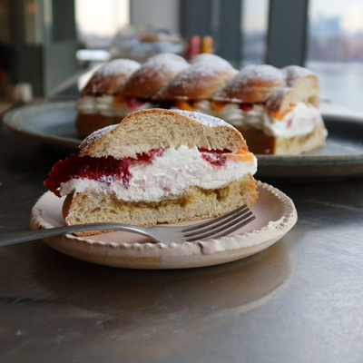 Image of Semla Braid With Pistachio Paste & Blood Orange from Food52