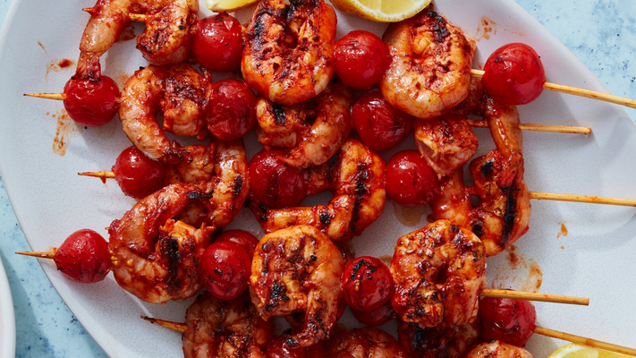 Image of Grilled Harissa Shrimp from New York Times Cooking