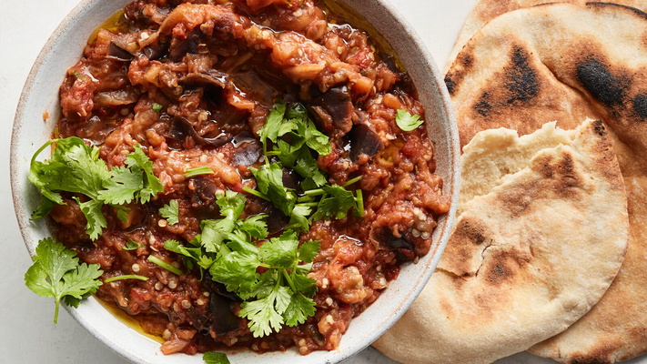Image of Zaalouk (Eggplant and Tomato Salad) from New York Times Cooking